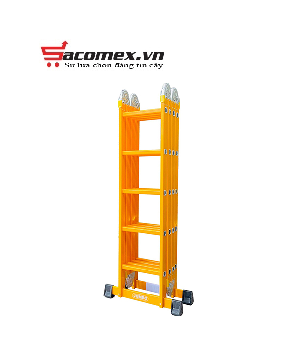 Thang nhôm gấp 4 đoạn Jumbo B305