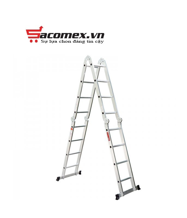 Thang nhôm gấp đa năng 4 đoạn Fujihome ML104