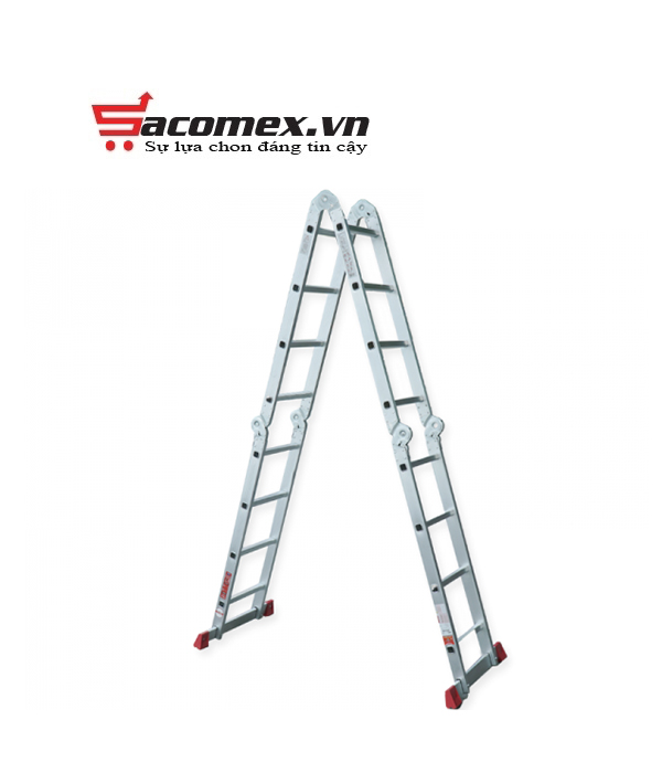 Thang nhôm gấp đa năng 4 đoạn Fujihome ML104N