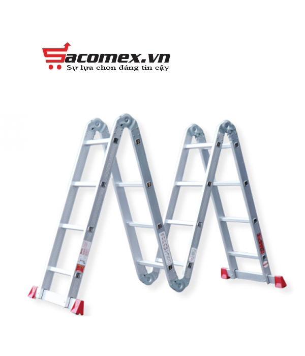 Thang nhôm gấp đa năng 4 đoạn Fujihome ML104N