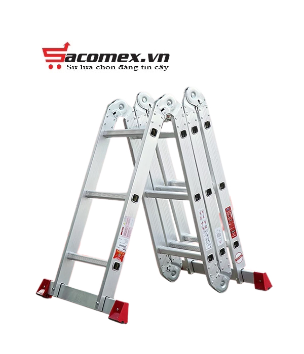 Thang nhôm gấp đa năng 4 đoạn Fujihome ML104N