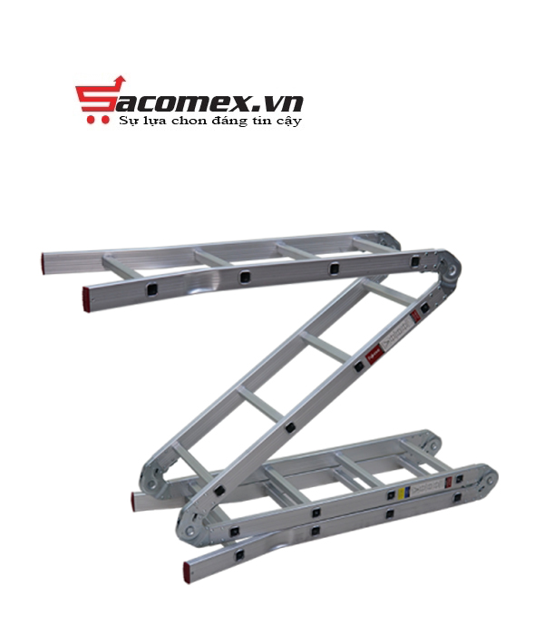 Thang nhôm gấp đa năng 4 đoạn Fujihome ML104S