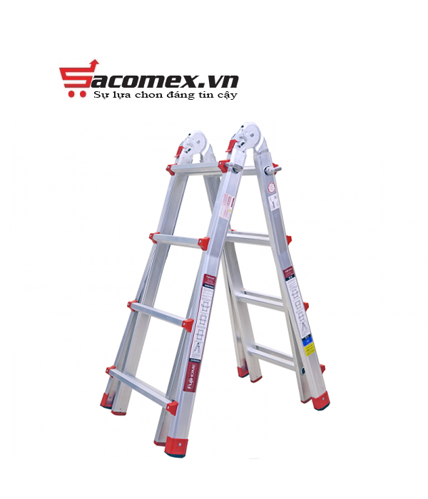 Thang nhôm gấp và rút đa năng 4 đoạn Fujihome ML44