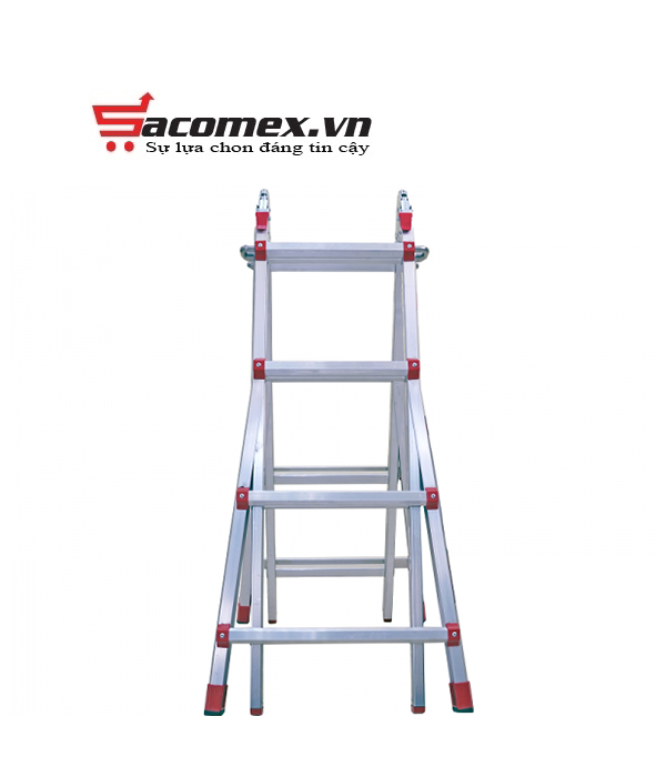 Thang nhôm gấp và rút đa năng 4 đoạn Fujihome ML44