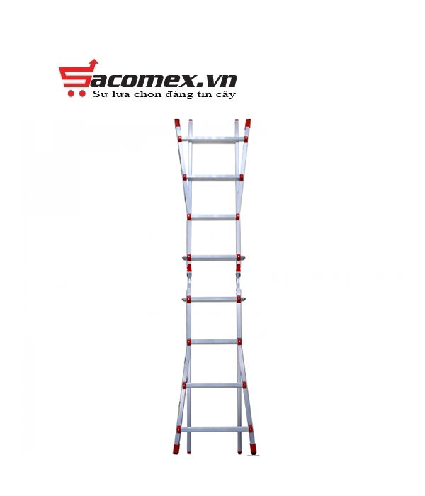 Thang nhôm gấp và rút đa năng 4 đoạn Fujihome ML44