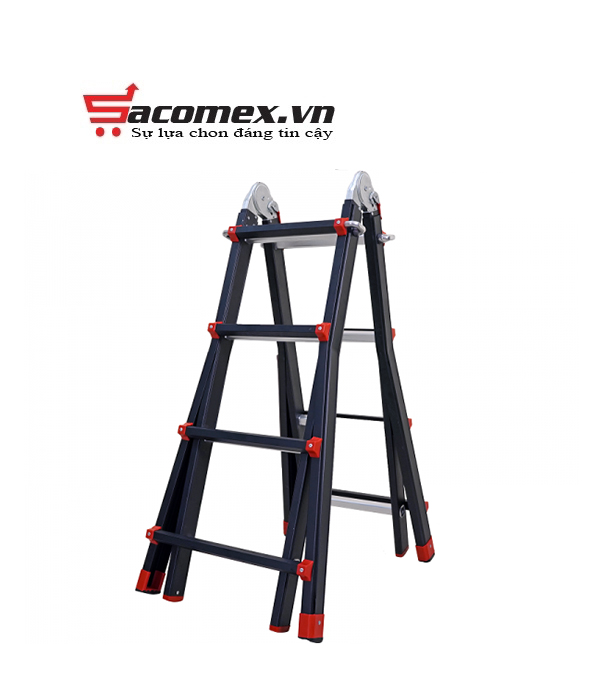 Thang nhôm gấp và rút đa năng 4 đoạn Fujihome ML44B