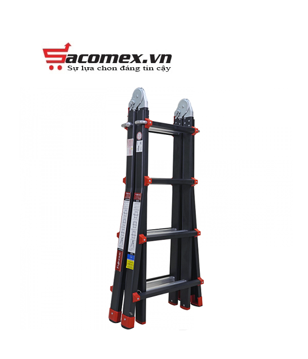 Thang nhôm gấp và rút đa năng 4 đoạn Fujihome ML44B