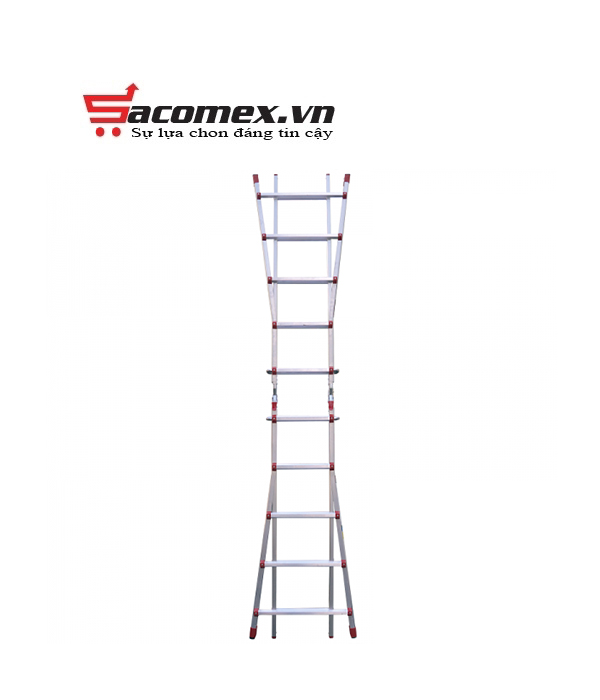 Thang nhôm gấp và rút đa năng 4 đoạn Fujihome ML45