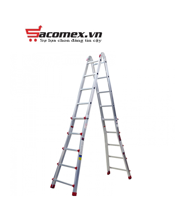 Thang nhôm gấp và rút đa năng 4 đoạn Fujihome ML45