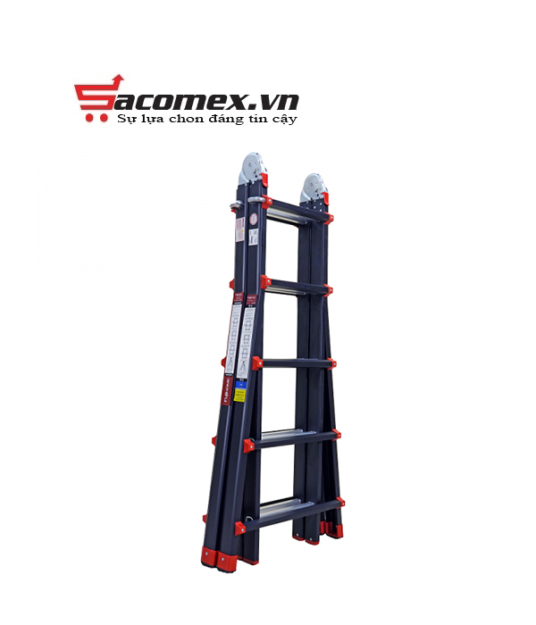 Thang nhôm gấp và rút đa năng 4 đoạn Fujihome ML45B