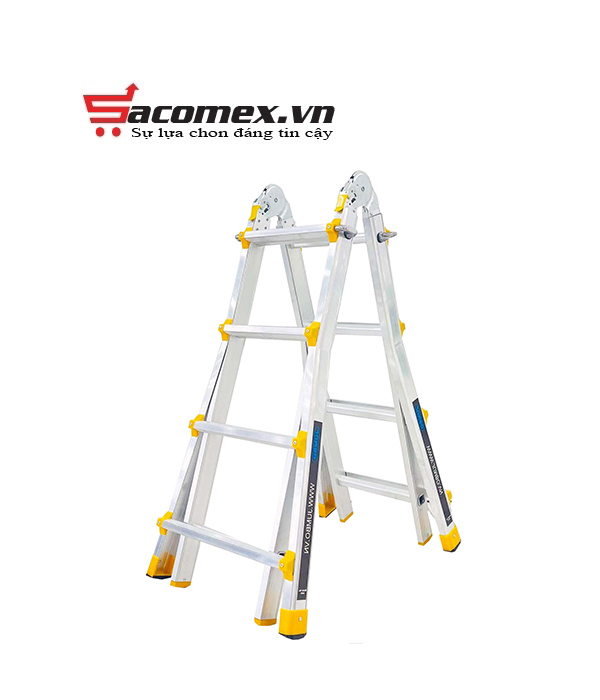 Thang nhôm gấp đa năng Jumbo A404