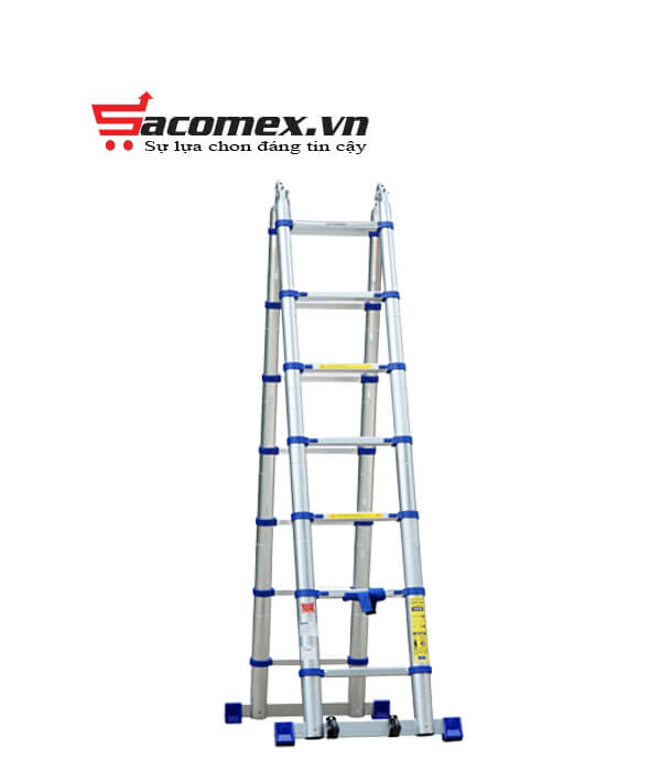 Thang Nhôm Rút Gọn Chữ A Advindeq ADT707B ( 2.1m )