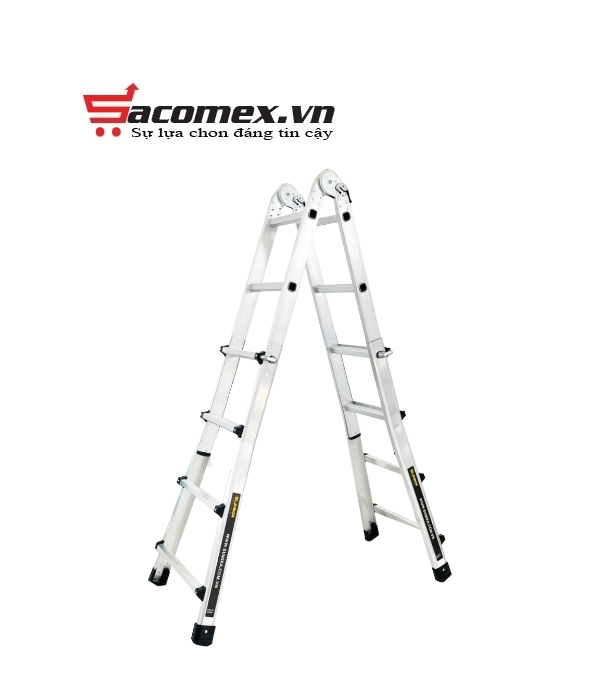 Thang nhôm chữ A gấp trượt Sumika SKM404