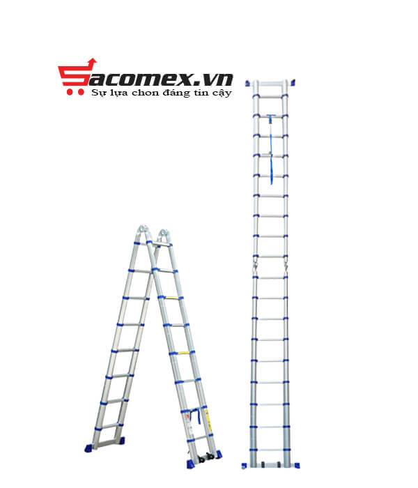 Thang Nhôm Rút Gọn Chữ A Advindeq ADT708B (2.5M)