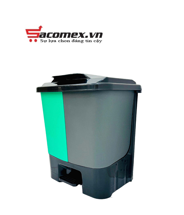 Thùng rác phân loại 2 ngăn Sumika B036A 40L