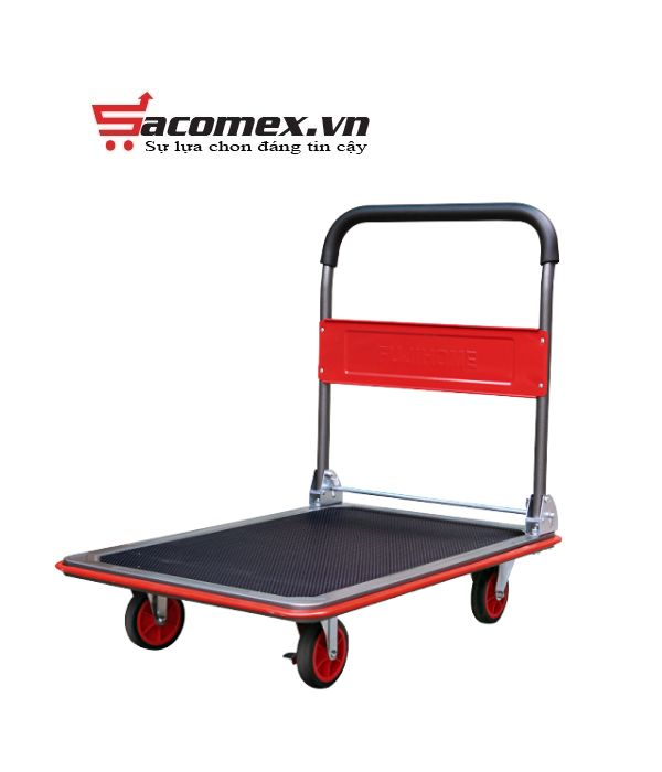 Xe đẩy hàng sàn thép 4 bánh Fujihome SH300N