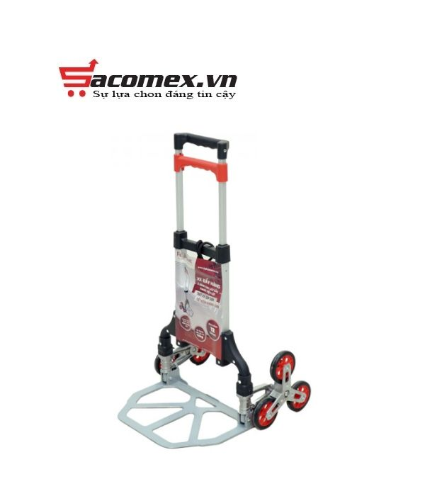 Xe kéo đẩy leo cầu thang 6 bánh rút gọn Fujihome CC-675