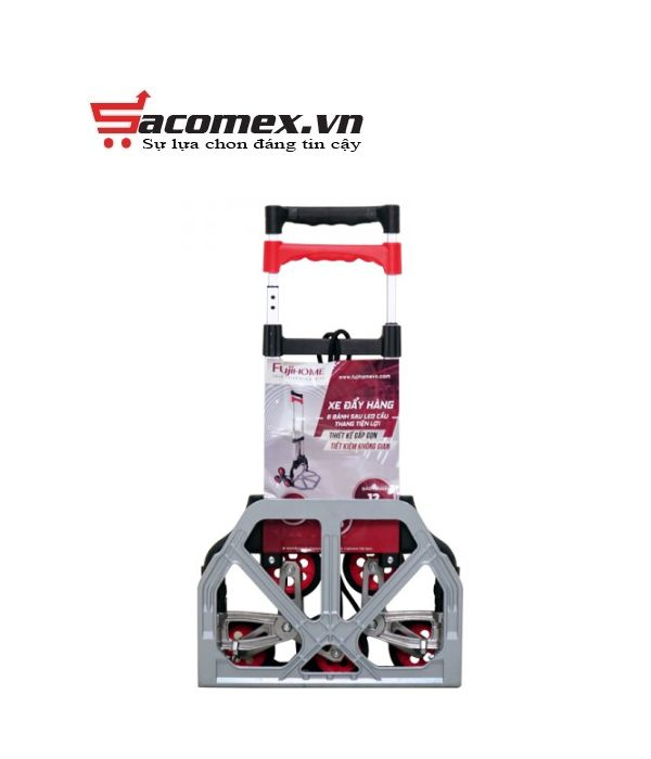 Xe kéo đẩy leo cầu thang 6 bánh rút gọn Fujihome CC-675