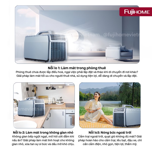 máy điều hòa mini di động thông minh Fujihome PAC06-Pro