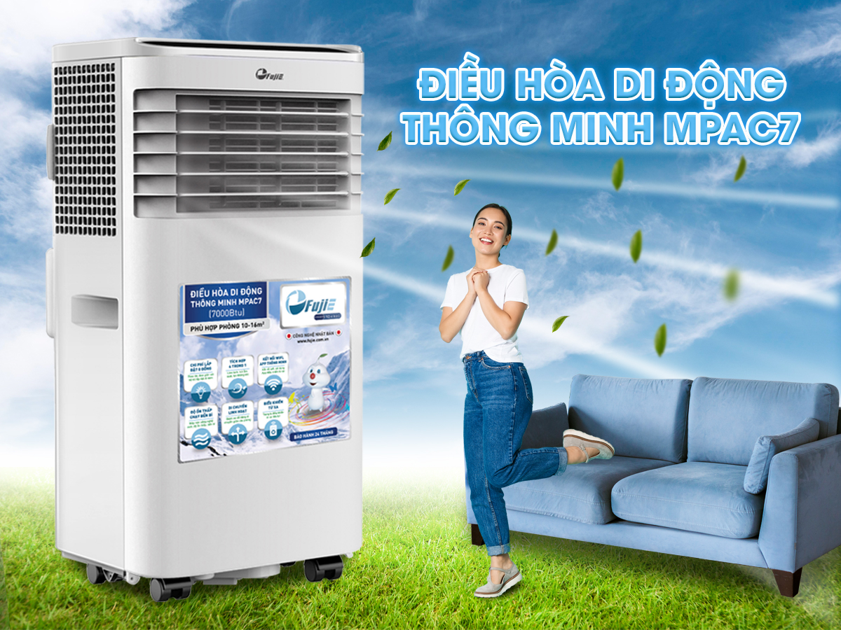 máy điều hòa di động thông minh FujiE MPAC7