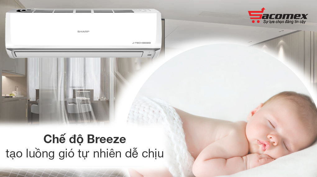 điều hòa Sharp Inverter 1.5 HP AH-X13ZEW