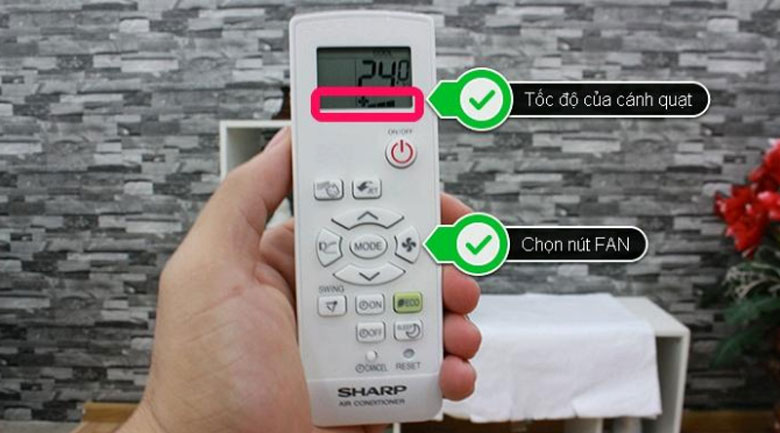 Điều chỉnh tốc độ quạt
