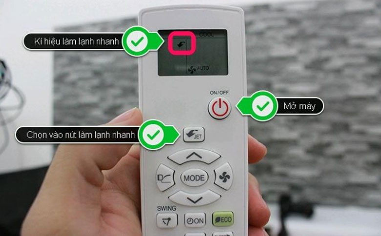 Chế độ làm lạnh cực nhanh