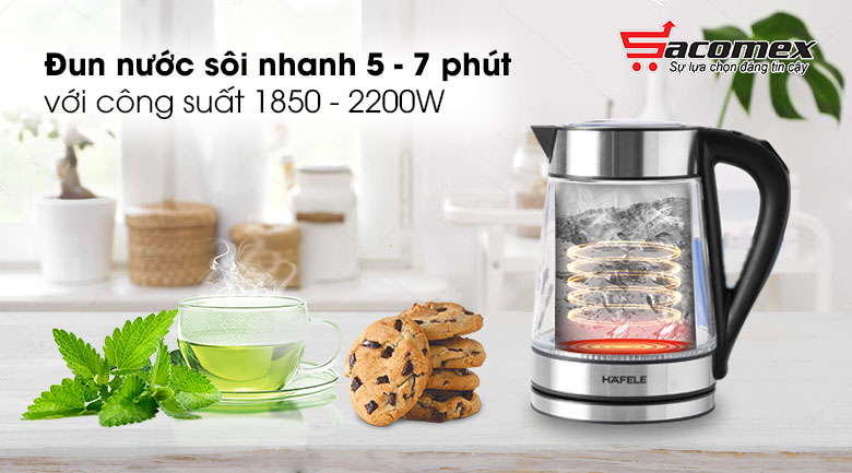 Lợi ích của việc sử dụng bình đun siêu tốc Hafele
