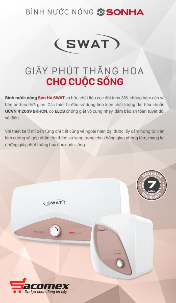 máy nóng lạnh Sơn Hà 15L Swat SW15NO