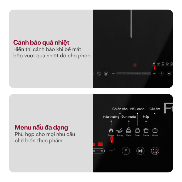 Đặc điểm nổi bật của bếp đôi từ và hồng ngoại Fujihome IC2519