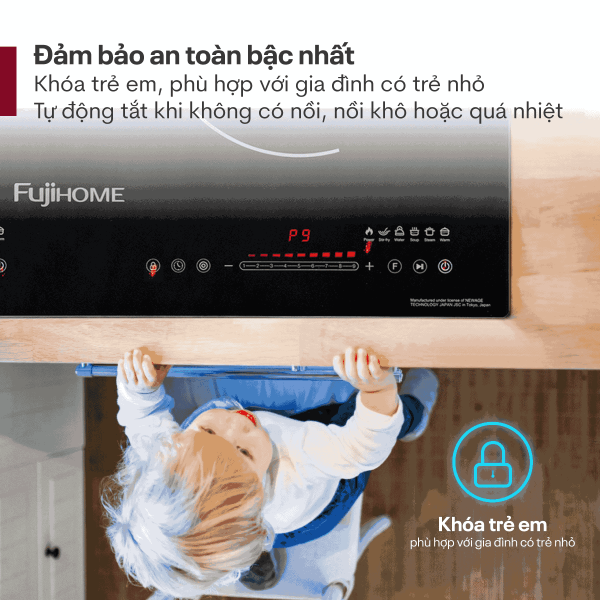 Đặc điểm nổi bật của bếp đôi từ và hồng ngoại Fujihome IC2519