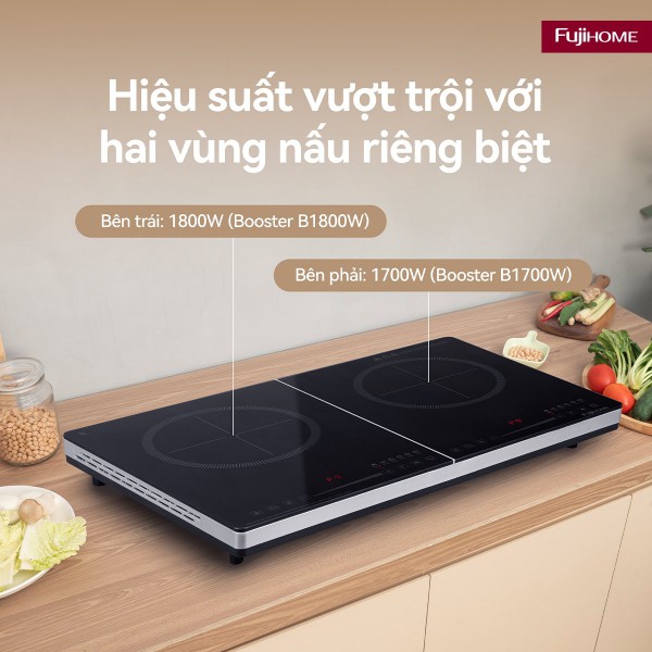 Đặc điểm nổi bật của bếp từ đôi Fujihome IC2123