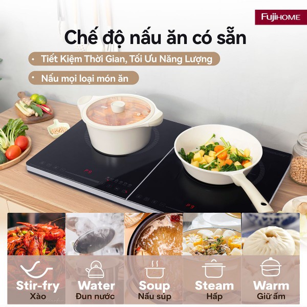 Đặc điểm nổi bật của bếp từ đôi Fujihome IC2123