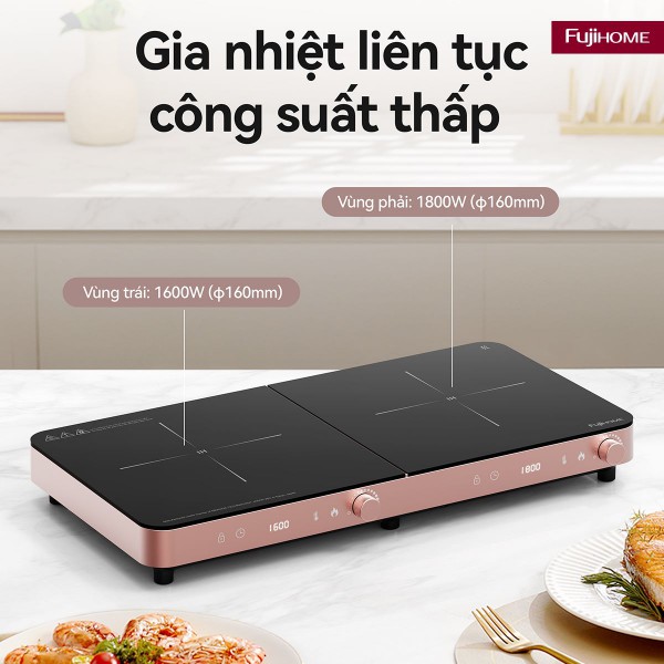 Đặc điểm nổi bật của bếp từ đôi Fujihome IC2602P