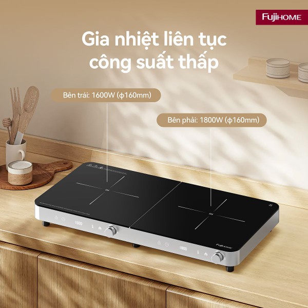 Đặc điểm nổi bật của bếp từ đôi Fujihome IC2602S