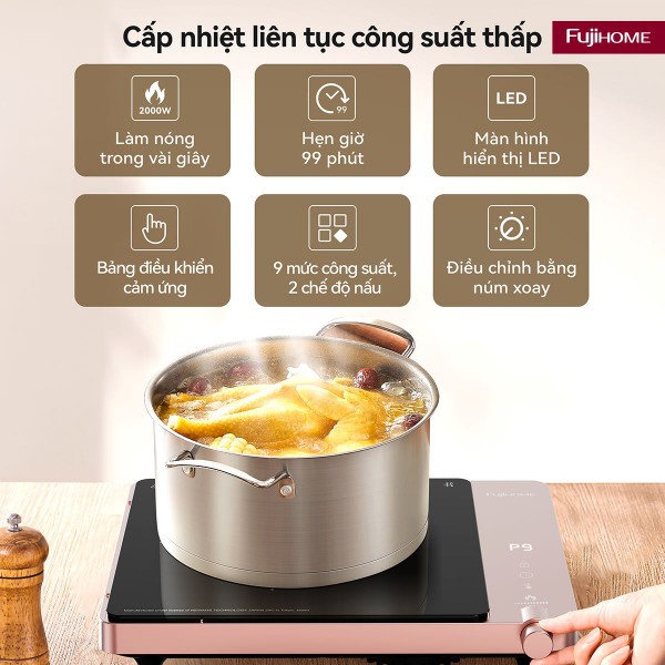 Đặc điểm nổi bật của bếp từ đơn Fujihome IC1207P