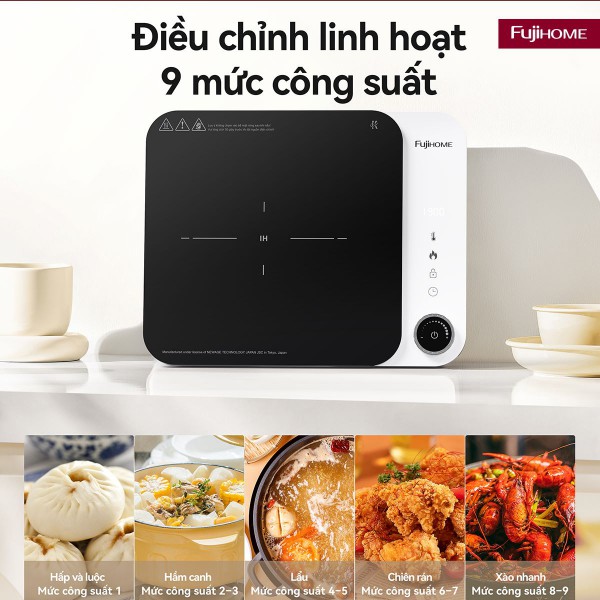 Đặc điểm nổi bật của bếp từ đơn Fujihome IC1901W