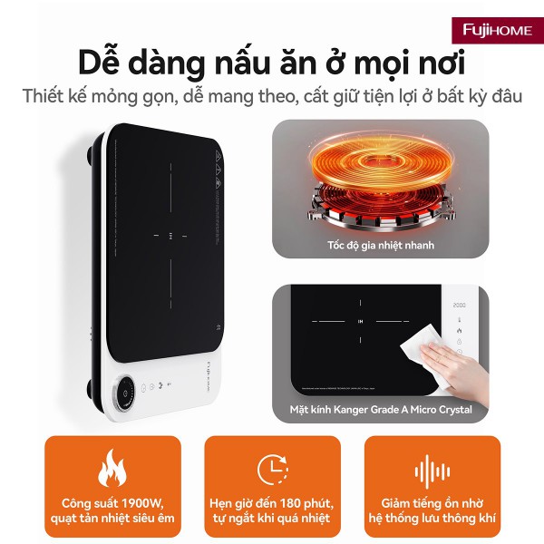 Đặc điểm nổi bật của bếp từ đơn Fujihome IC1901W