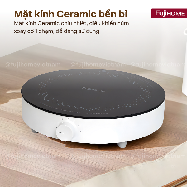 Đặc điểm nổi bật của bếp từ tròn đơn Fujihome IC-H02