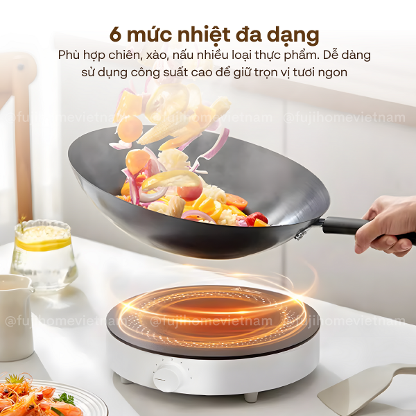 Đặc điểm nổi bật của bếp từ tròn đơn Fujihome IC-H02