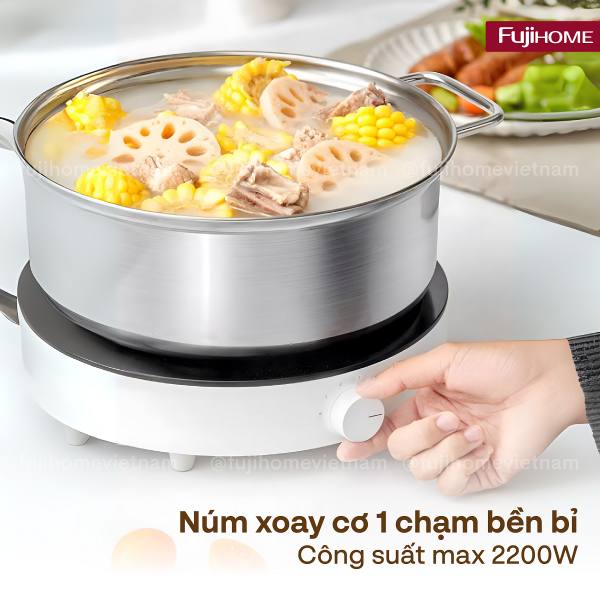 Đặc điểm nổi bật của bếp từ tròn đơn Fujihome IC-H02
