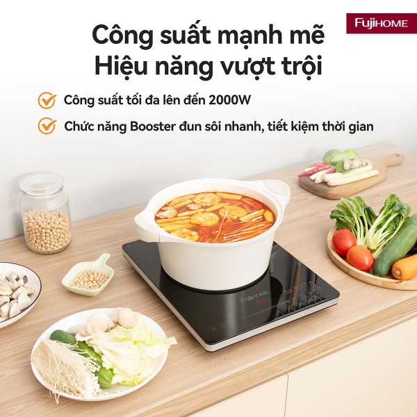 Đặc điểm nổi bật của bếp từ đơn Fujihome IC1391