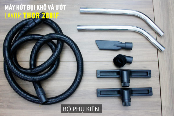 Phụ kiện kèm theo máy hút bụi khô và ướt Lavor THOR 280IF