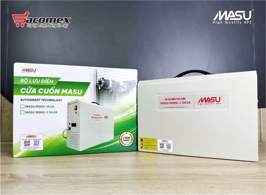 Ưu điểm nổi bật của bộ lưu điện cửa cuốn Masu MSRD-1.5KVA