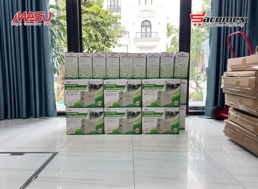 Ứng dụng thực tế của bộ lưu điện cửa cuốn Masu MSRD-1.5KVA