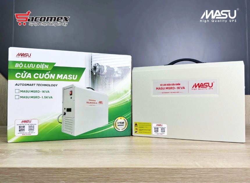 Ưu điểm nổi bật của bộ lưu điện cửa cuốn Masu MSRD-1KVA