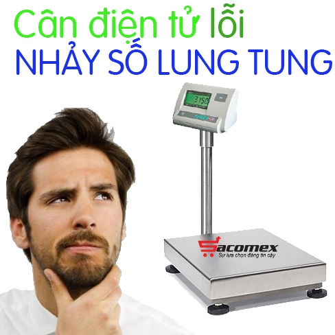 điều chỉnh sai số của cân điện tử