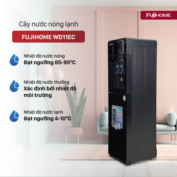 Ưu điểm nổi bật của cây nước nóng lạnh 3 vòi Fujihome WD11EC