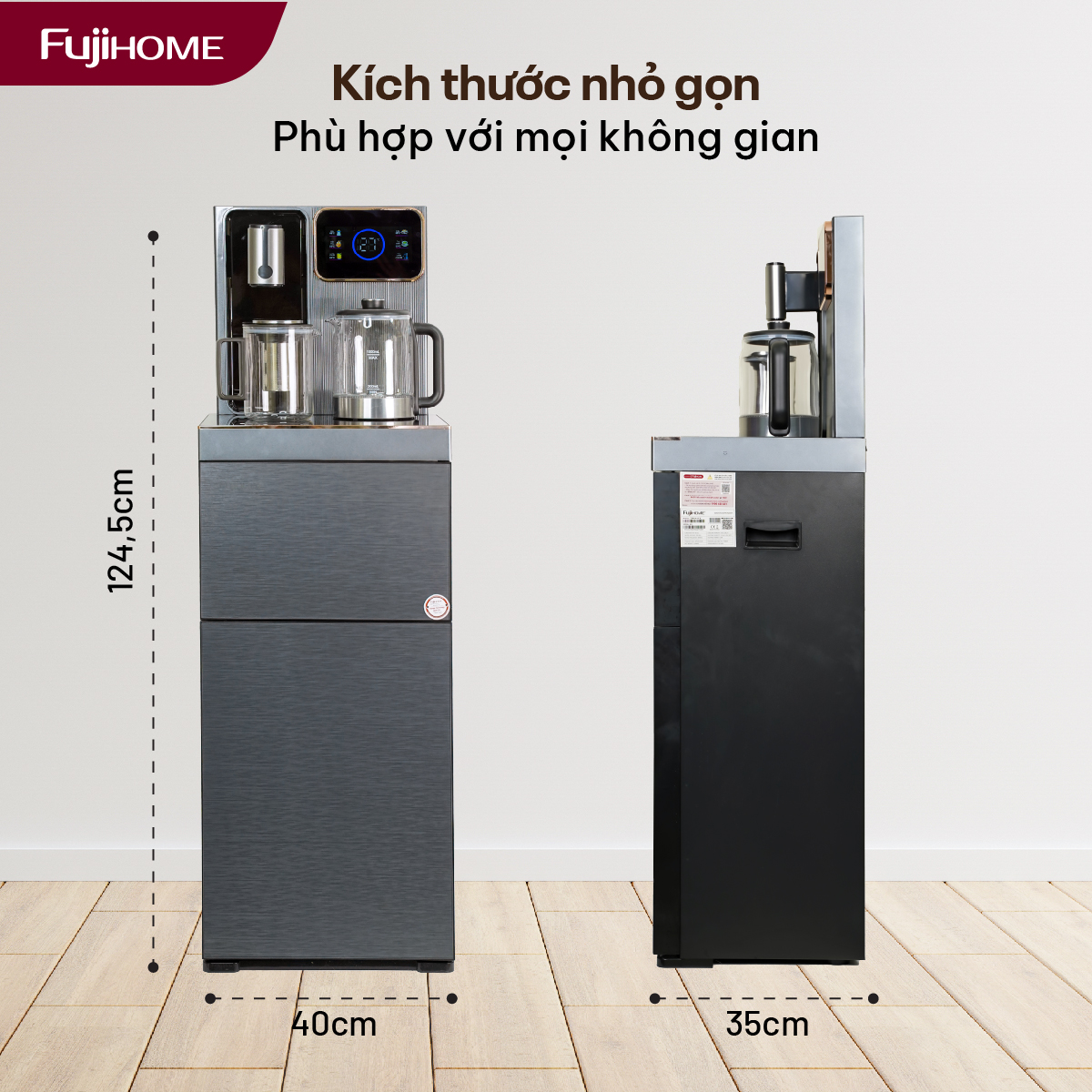 Ưu điểm nổi bật của cây nước nóng lạnh bàn trà có ngăn khử khuẩn UV Fujihome TB241UV