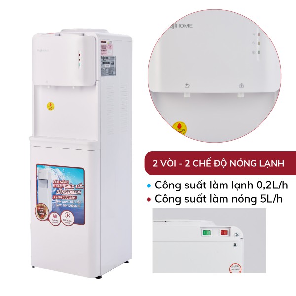 cây nước nóng lạnh Fujihome WD531C